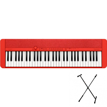 Синтезатор Casio CT-S1RD + стійка Синтезатор Casio CT-S1RD + стійка -0