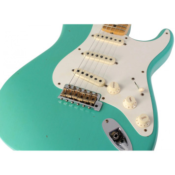Електрогітара Fender Custom Shop Limited Edition 1957 Stratocaster Journeyman Relic Aged Sea Foam Green-5