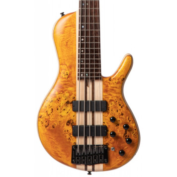 Бас-гітара Cort A5 Plus SC (Amber Open Pore)-1