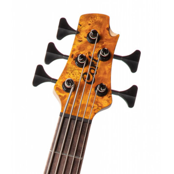 Бас-гітара Cort A5 Plus SC (Amber Open Pore)-2