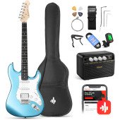 Donner Music Donner Music DST-100 Sunburst Electric Guitar Kit Lake Blue EC1168