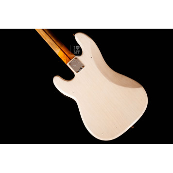 FENDER CUSTOM SHOP 1959 PRECISION BASS JOURNEYMAN RELIC AGED WHITE BLONDE Бас-гітара FENDER CUSTOM SHOP 1959 PRECISION BASS JOURNEYMAN RELIC AGED WHITE BLONDE Бас-гітара-6