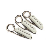 FENDER PURE VINTAGE '65 STRAT PICKUP SET VINTAGE WHITE (3) Набір звукознімачів FENDER PURE VINTAGE '65 STRAT PICKUP SET VINTAGE WHITE (3) Набір звукознімачів