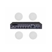 Комплект звуку DV audio DMA1204CMG6W для приміщення до 120м.кв.
