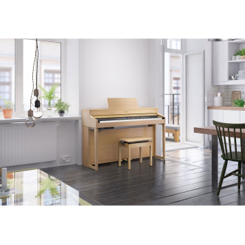 Цифрове піаніно Roland HP702 світлий дуб-1