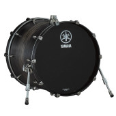 YAMAHA Live Custom Hybrid Oak Bass Drum 22"x16" (UZU Charcoal Sunburst)